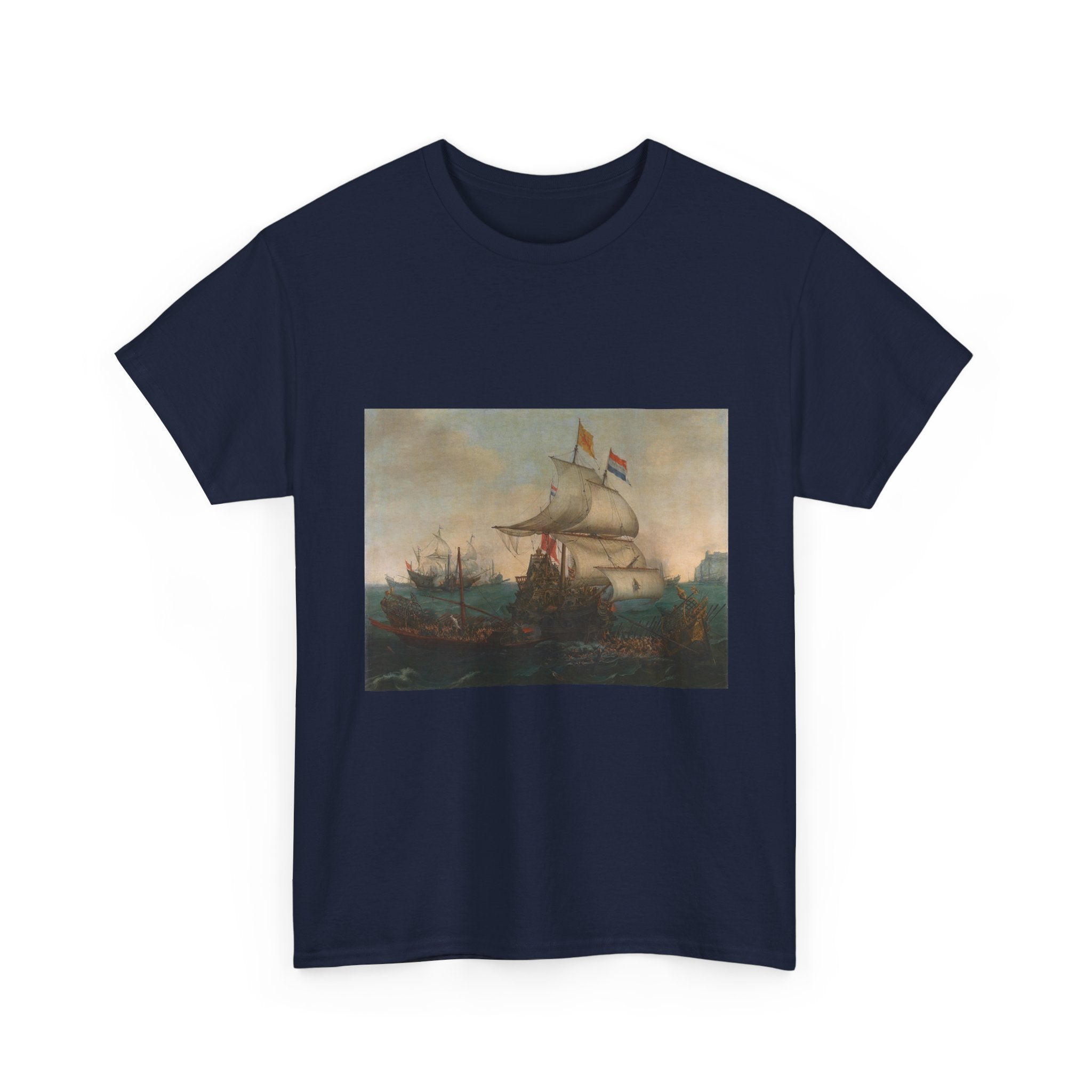 Art Tee – Dutch Ships Ramming Spanish Galleys near Calais, 3 October 1602