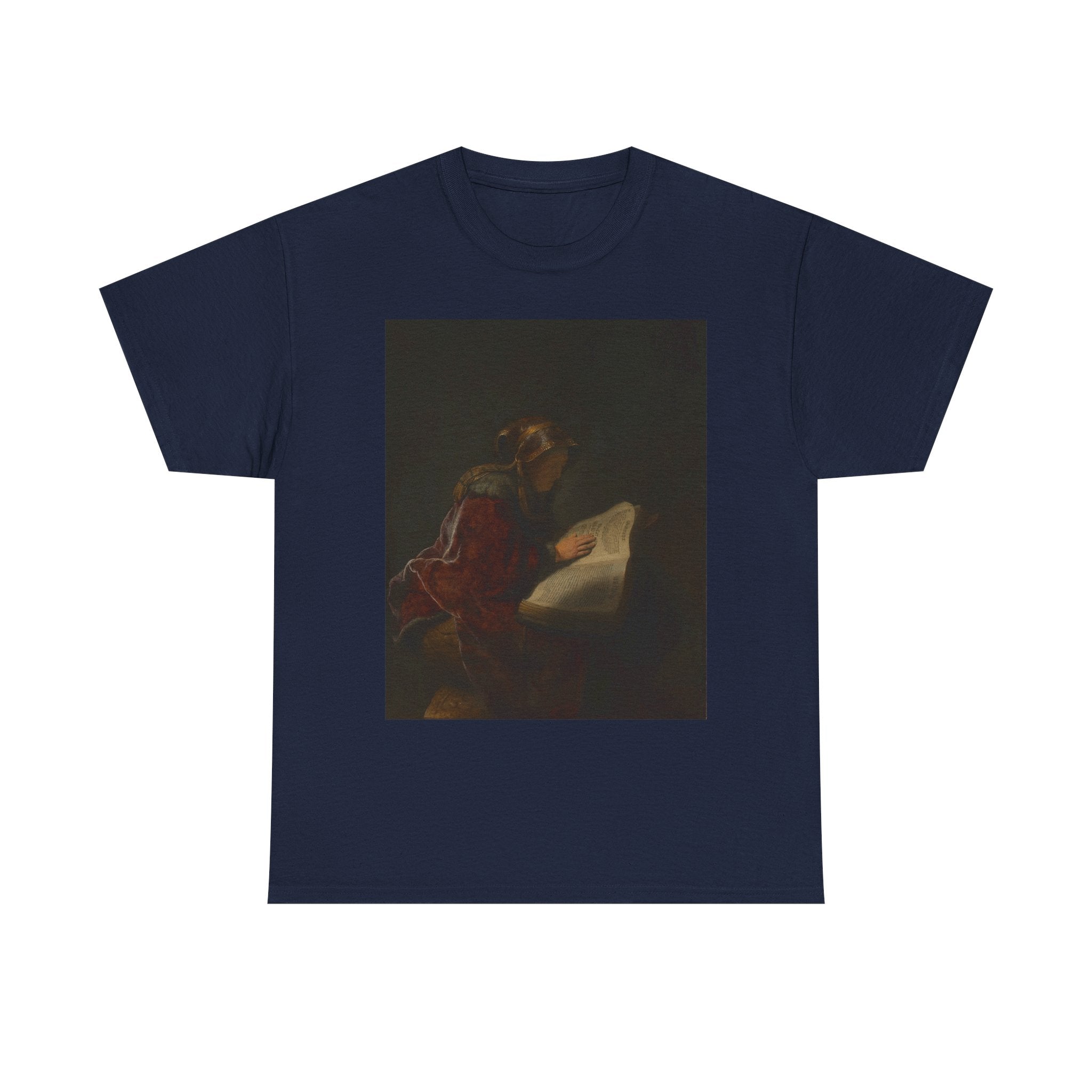 Art Tee – Old Woman Reading, Probably the Prophetess Anna