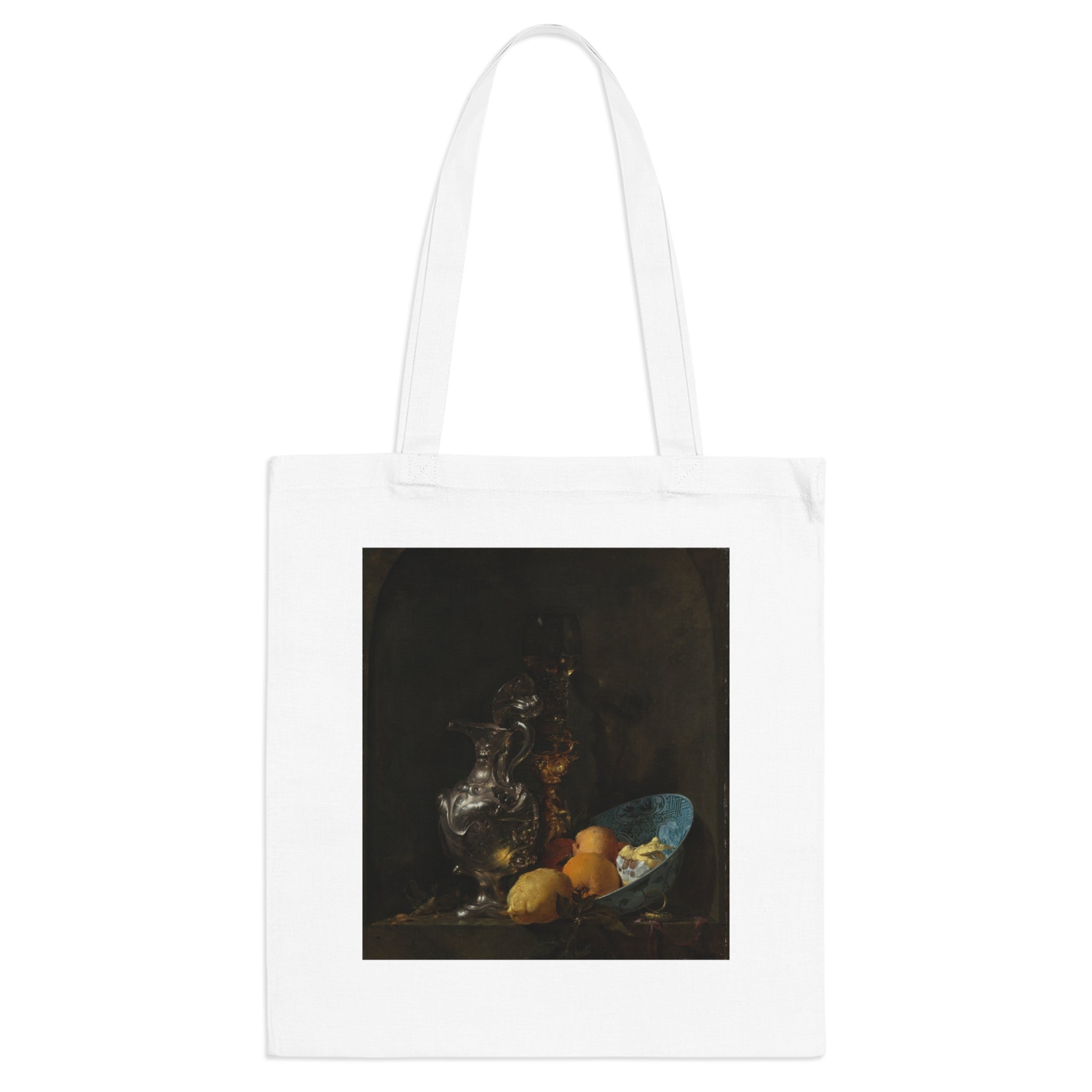 Art Tote Bag – Still Life with a Silver Jug and a Porcelain Bowl