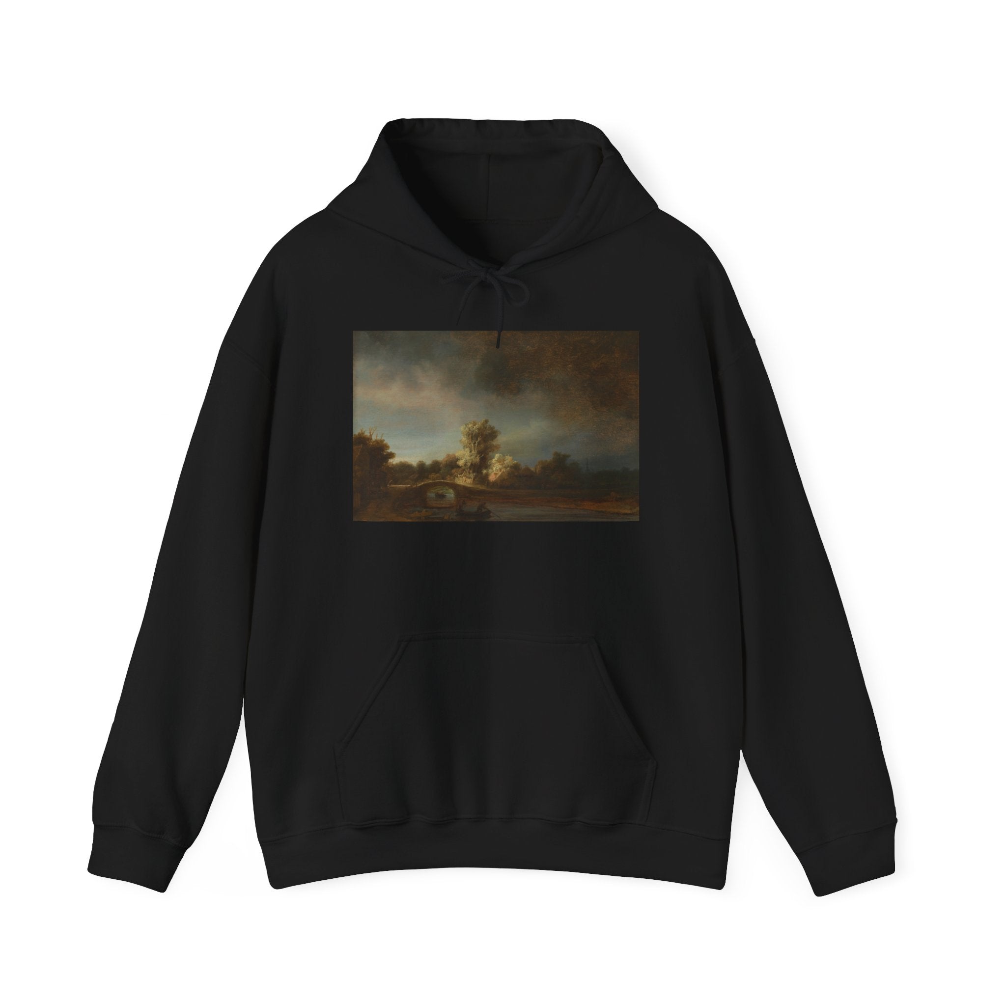 Art Hoodie – Landscape with a Stone Bridge
