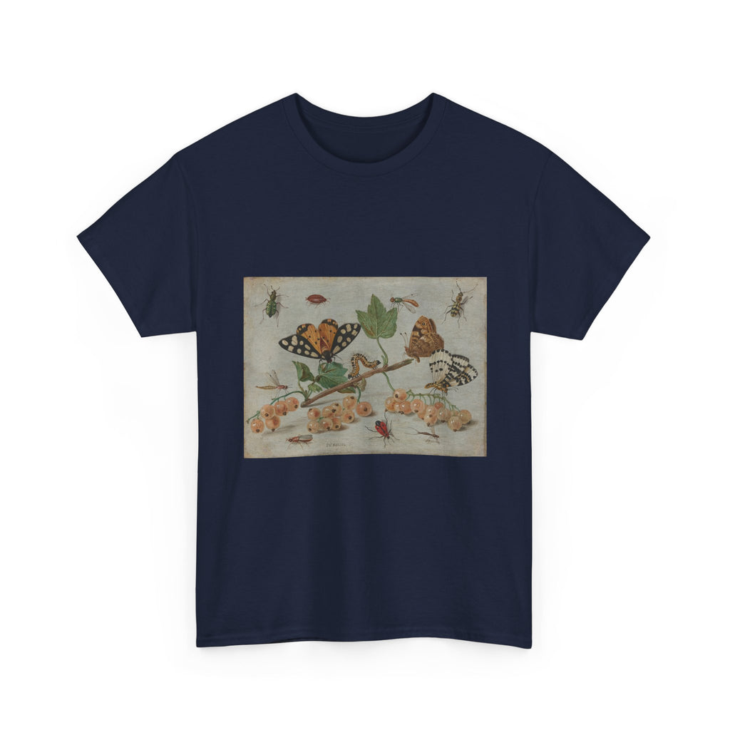 Art Tee – Sprig of White Currants with Insects