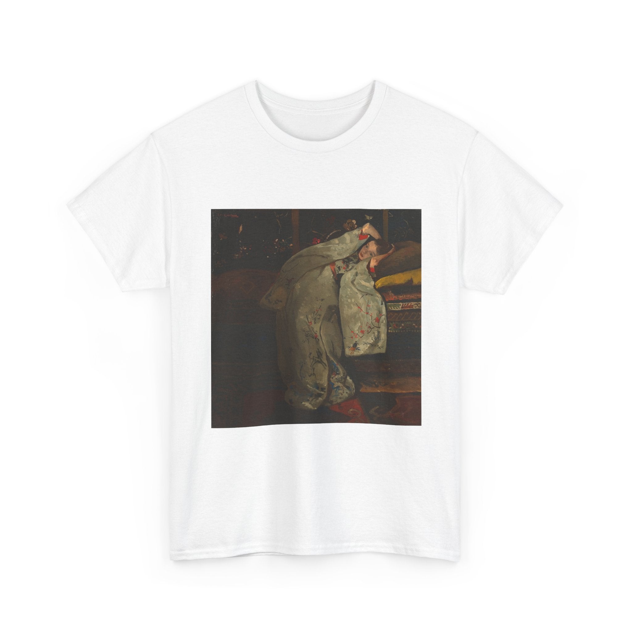 Art Tee – Girl in a White Kimono