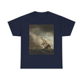 Art Tee – A Ship on the High Seas Caught by a Squall, Known as ‘The Gust’