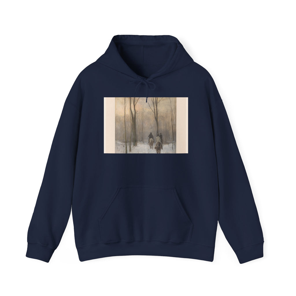Art Hoodie – Riders in the Snow in the Haagse Bos