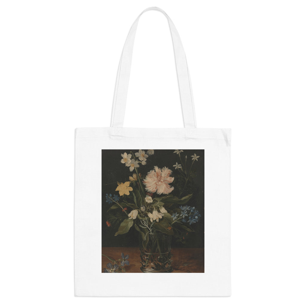 Art Tote Bag – Still Life with Flowers in a Glass