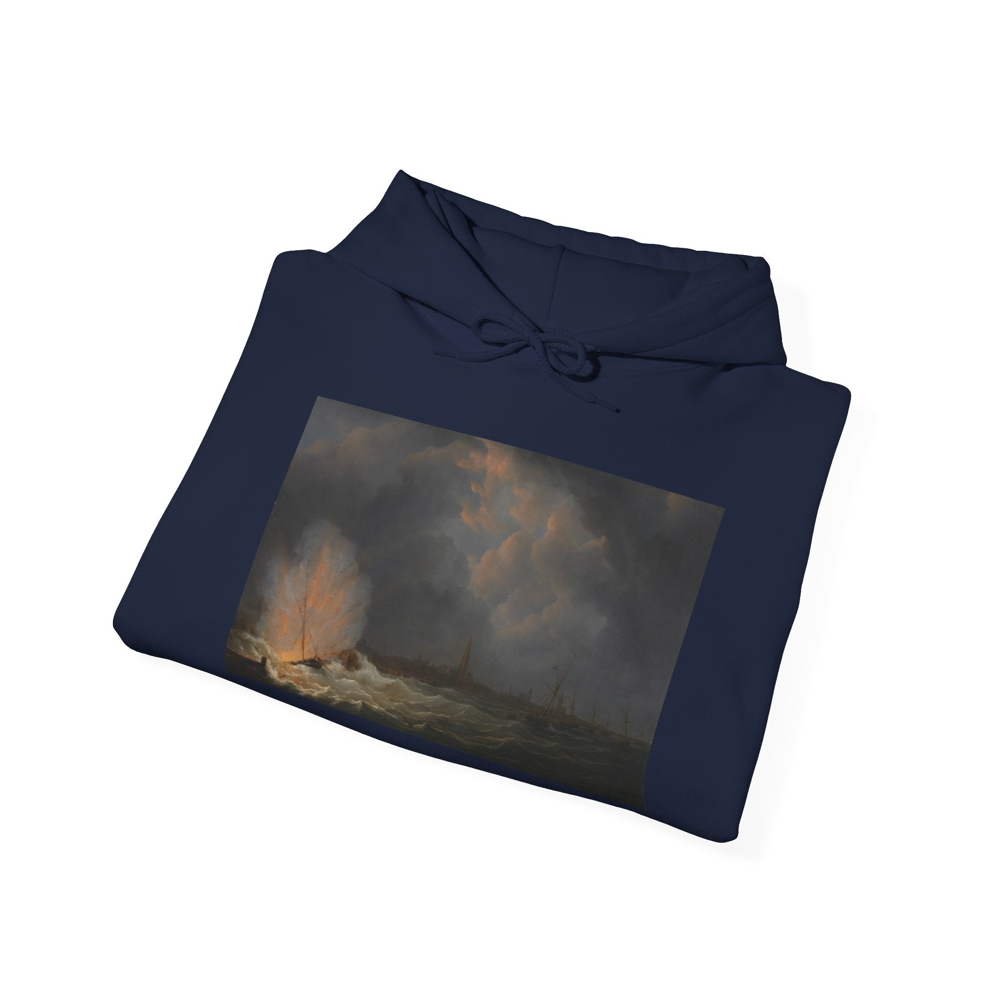 Art Hoodie – The Explosion of Gunboat nr 2, under Command of Jan van Speyk, off Antwerp, 5 February 1831