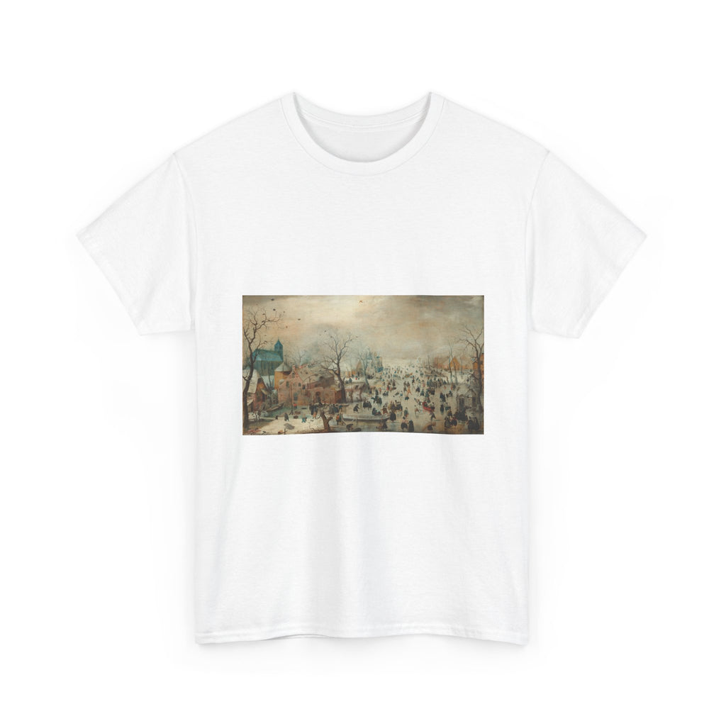 Art Tee – Winter Landscape with Ice Skaters