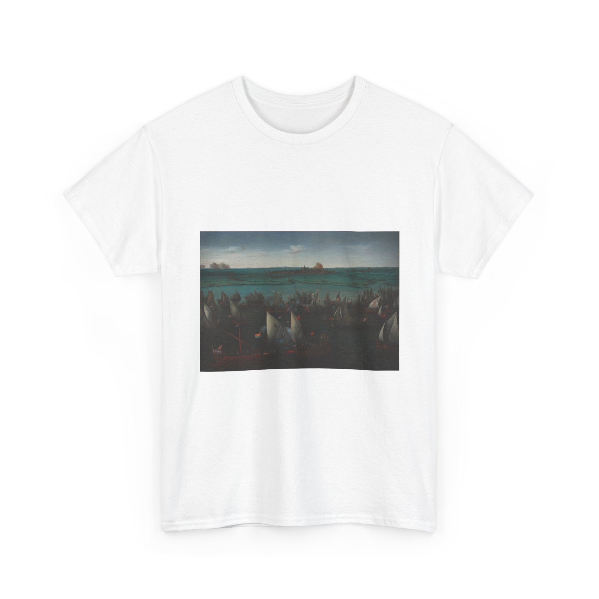 Art Tee – Battle between Dutch and Spanish Ships on the Haarlemmermeer