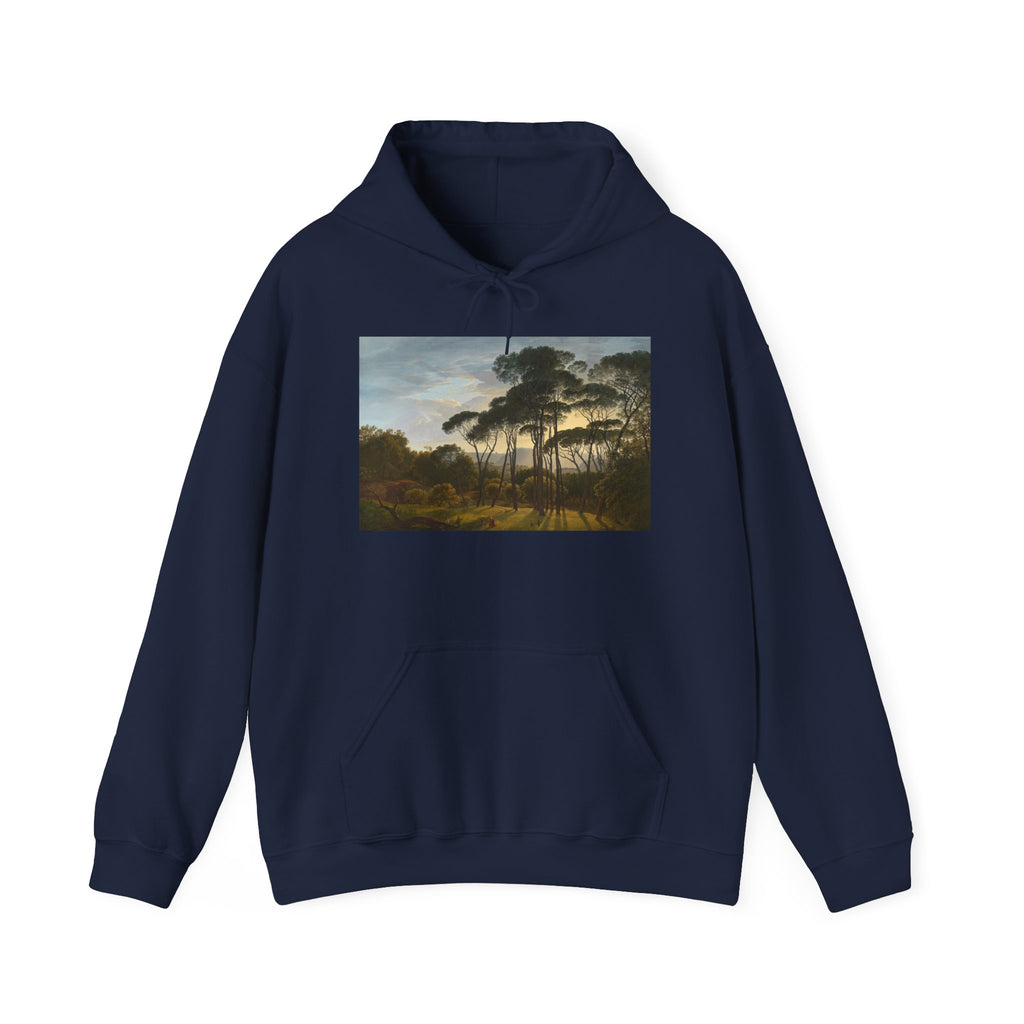 Art Hoodie – Italian Landscape with Umbrella Pines