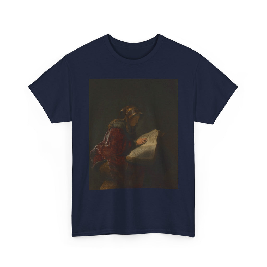Art Tee – Old Woman Reading, Probably the Prophetess Anna