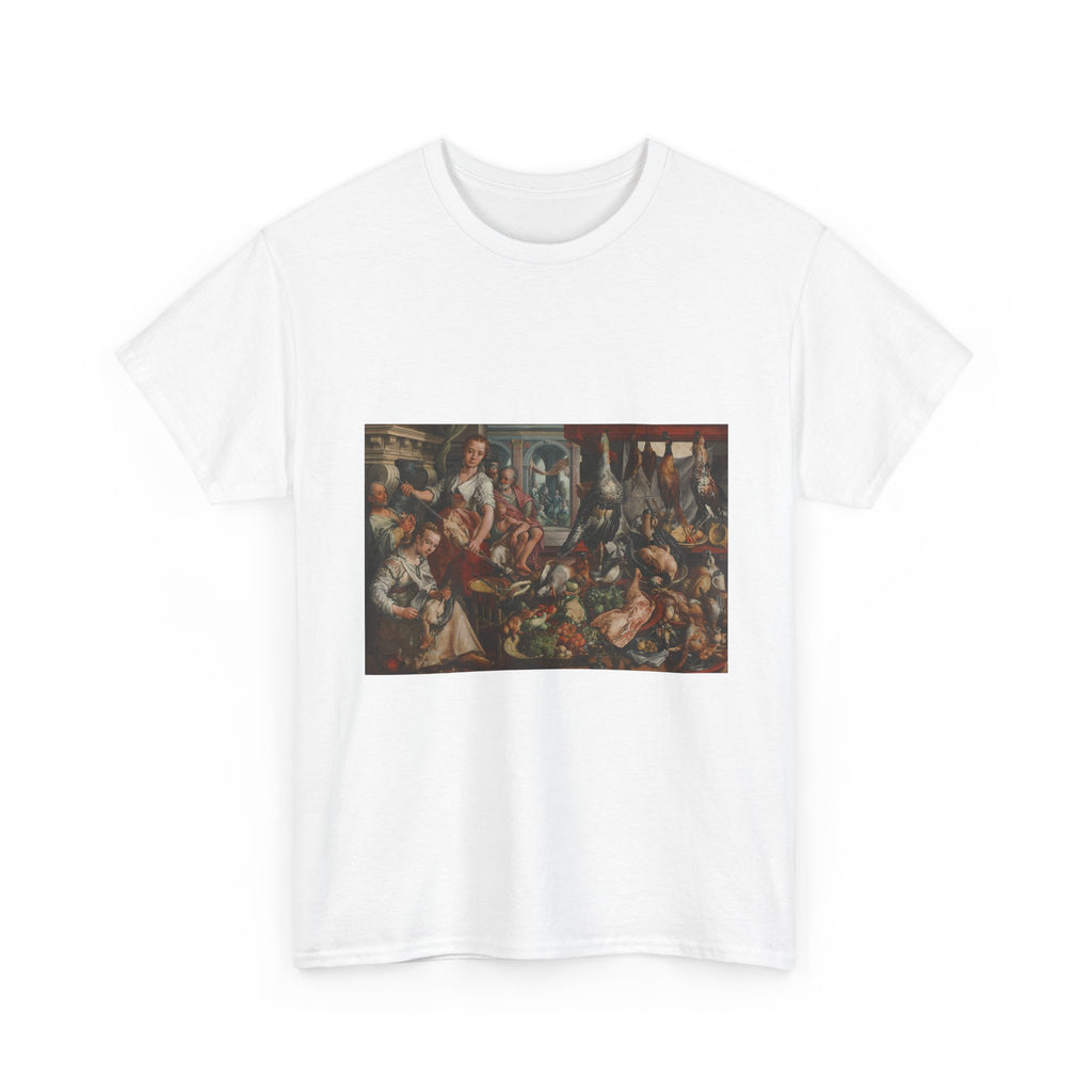 Art Tee – The Well-stocked Kitchen, with Jesus in het House of Martha and Mary in the Background