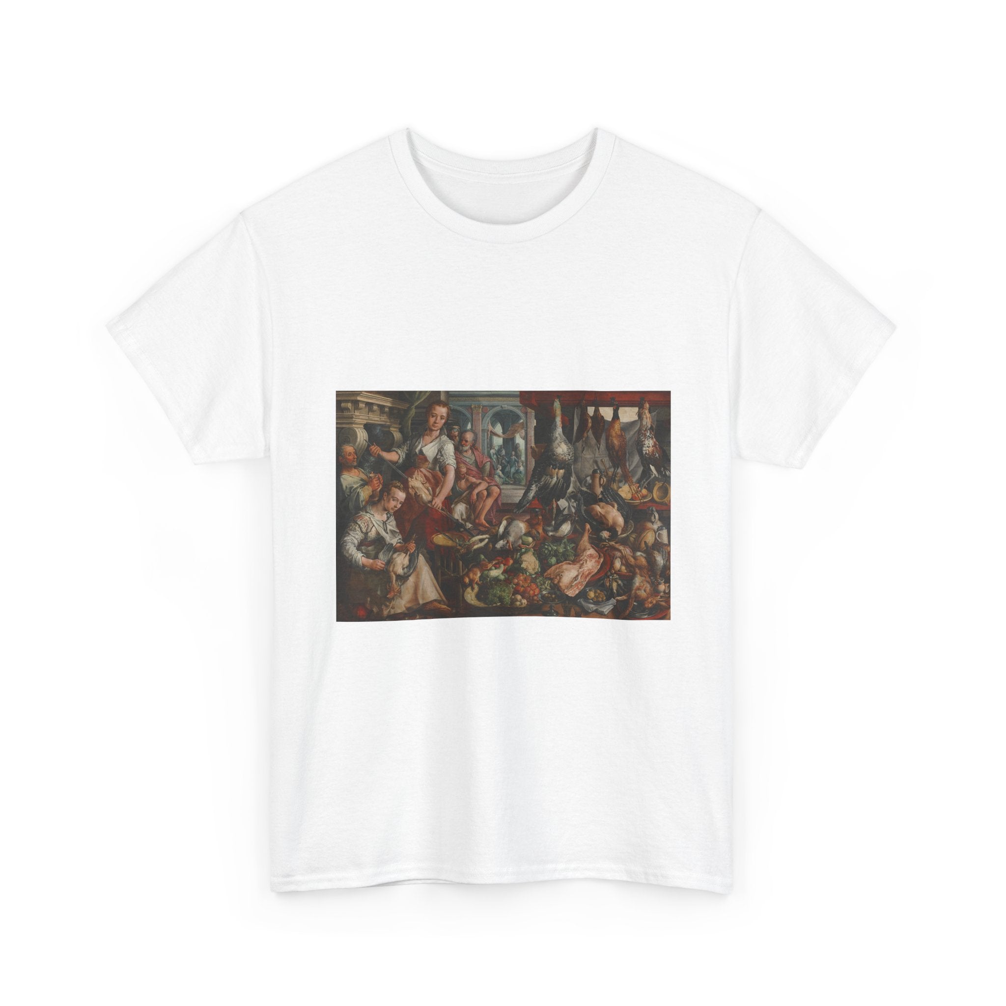 Art Tee – The Well-stocked Kitchen, with Jesus in het House of Martha and Mary in the Background