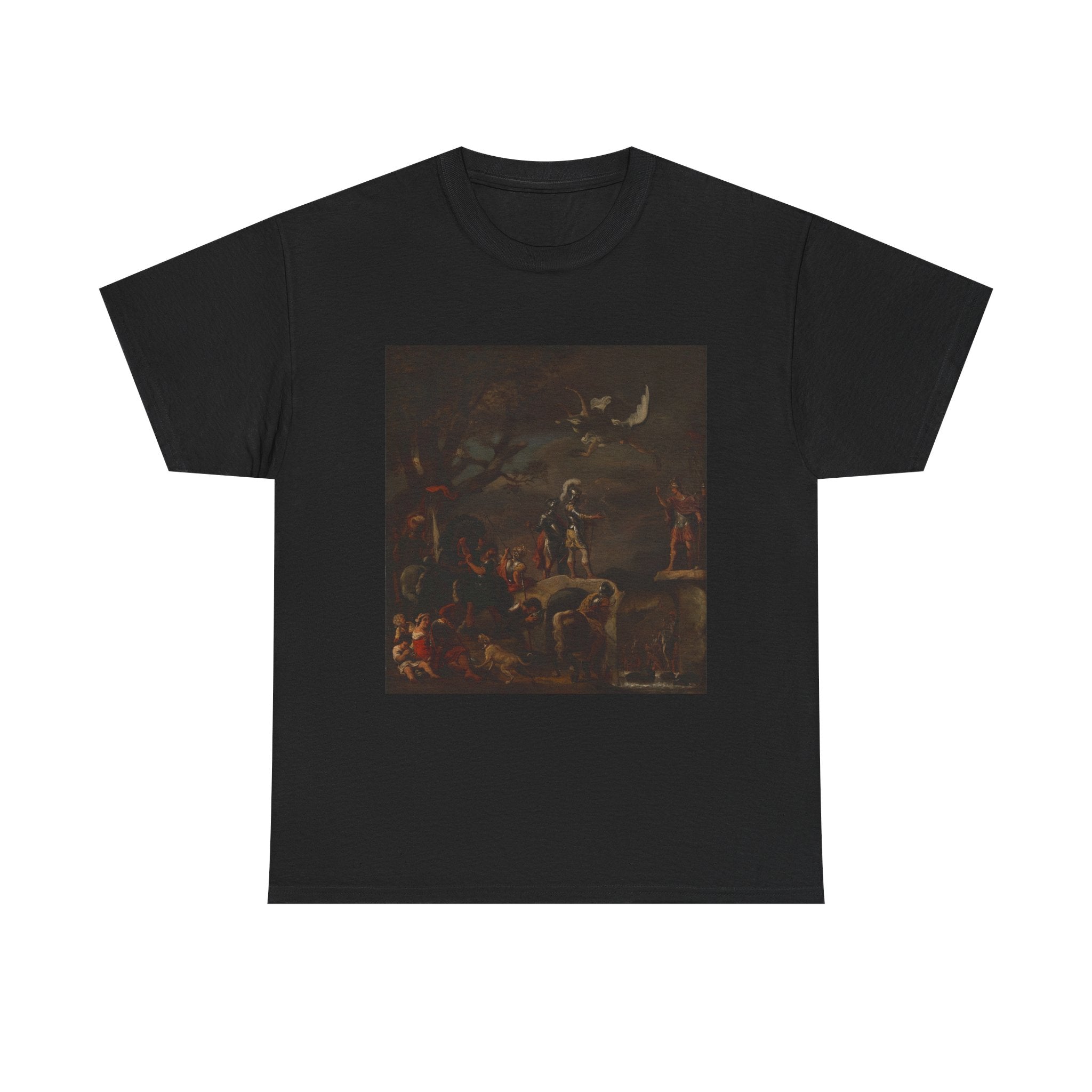 Art Tee – The Peace Negotiations between Claudius Civilis and Quintus Petillius Cerealis on the Demolished Bridge.