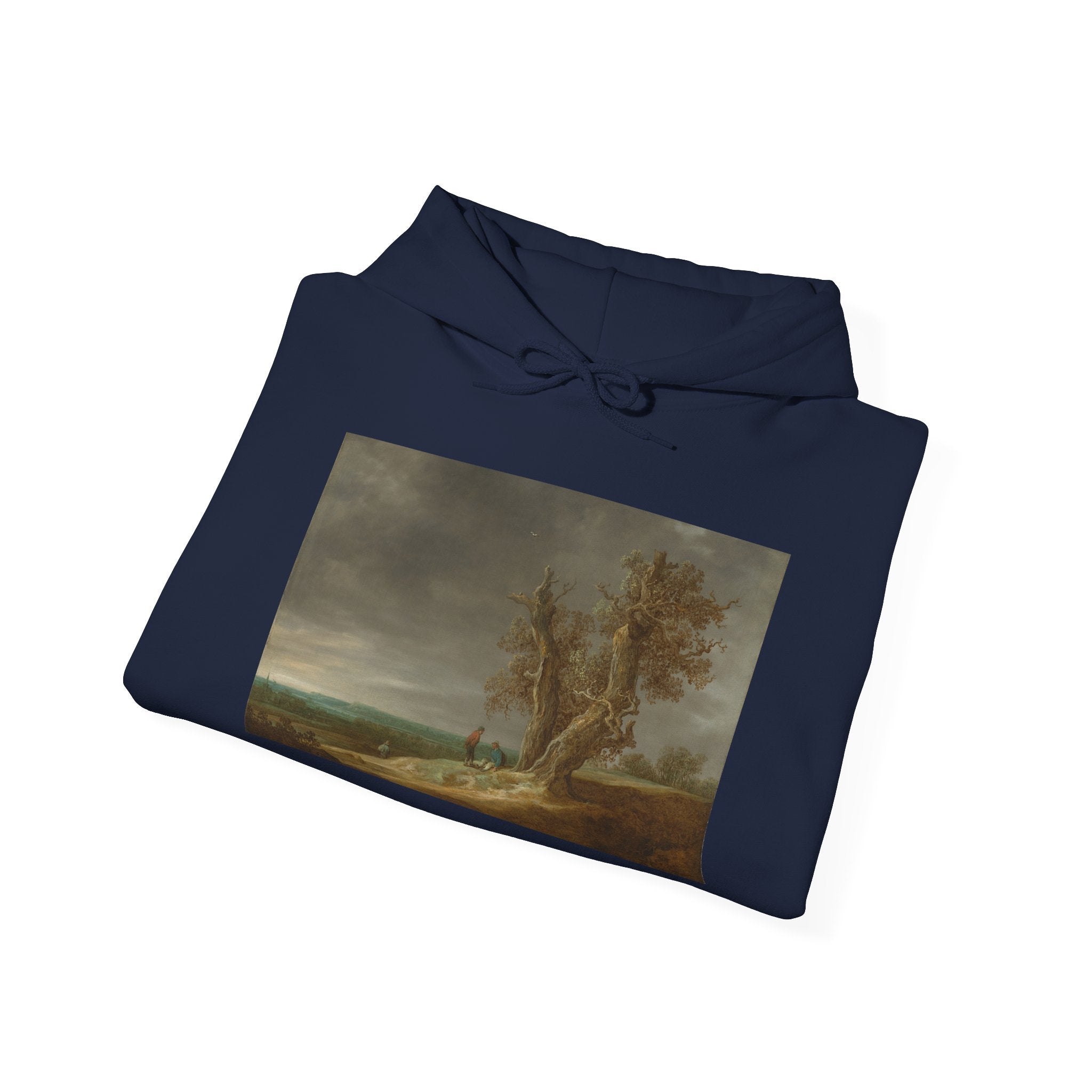 Art Hoodie – Landscape with Two Oaks