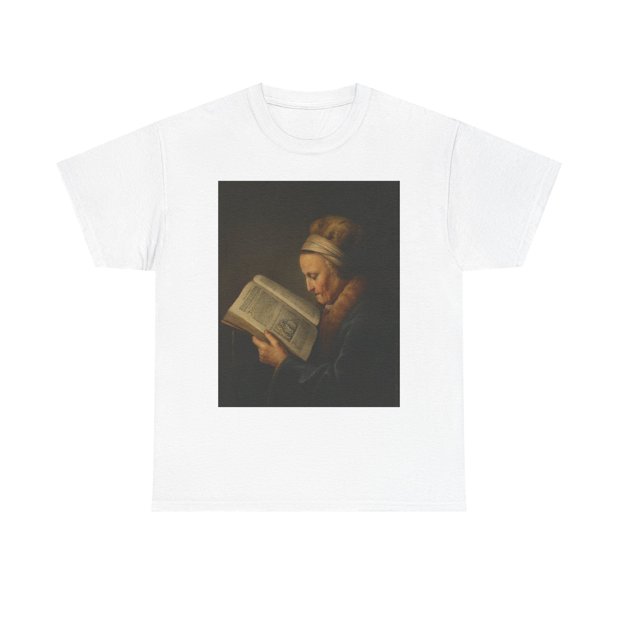 Art Tee – Old Woman Reading