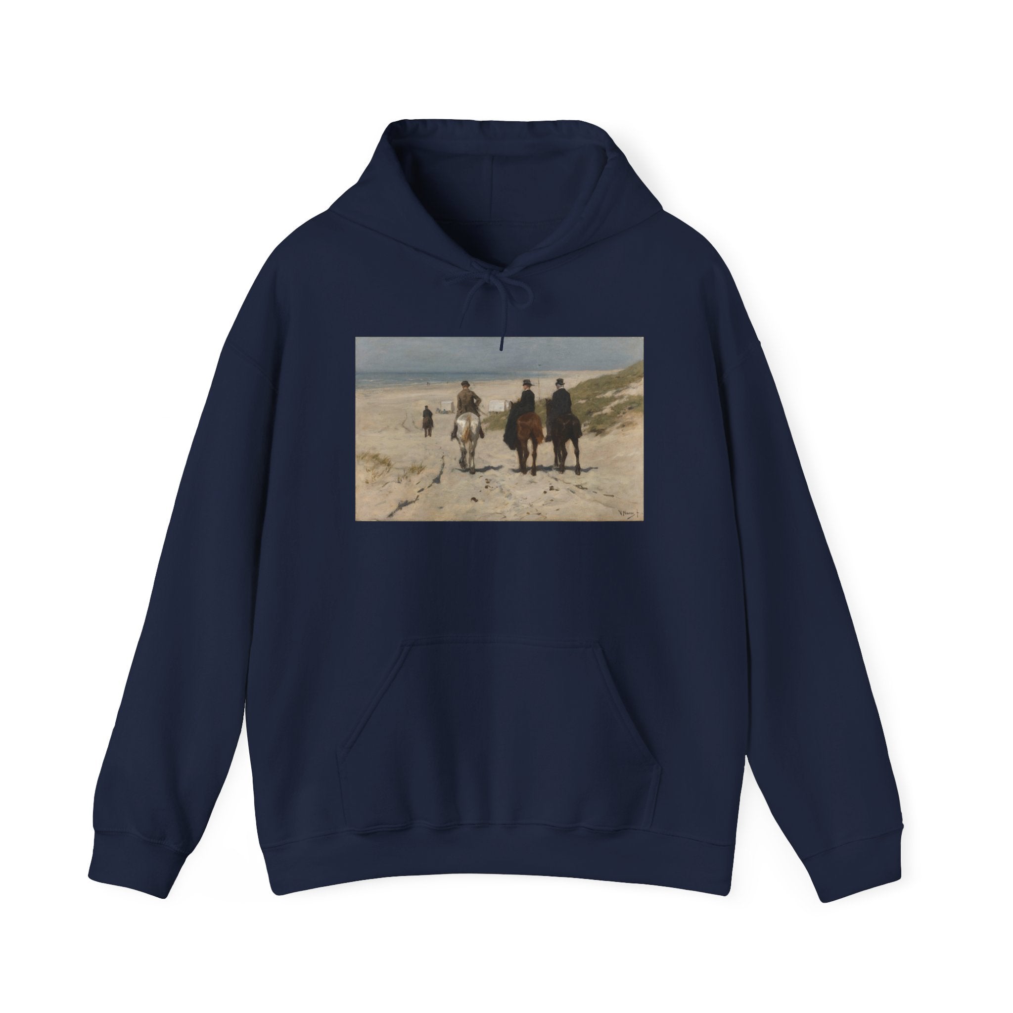 Art Hoodie – Morning Ride along the Beach