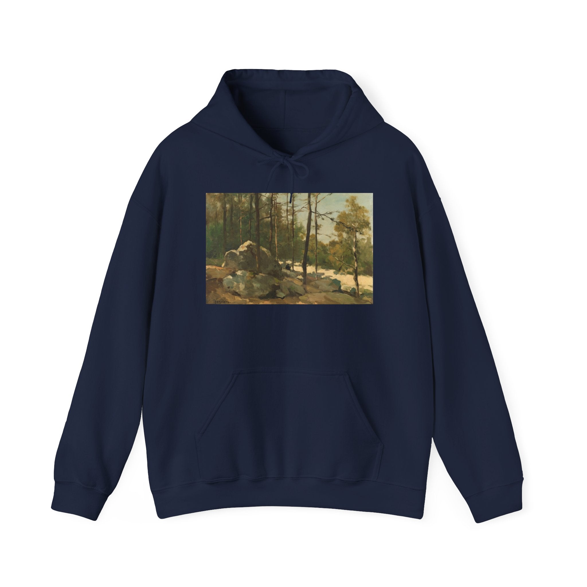 Art Hoodie – Wooded View near Barbizon