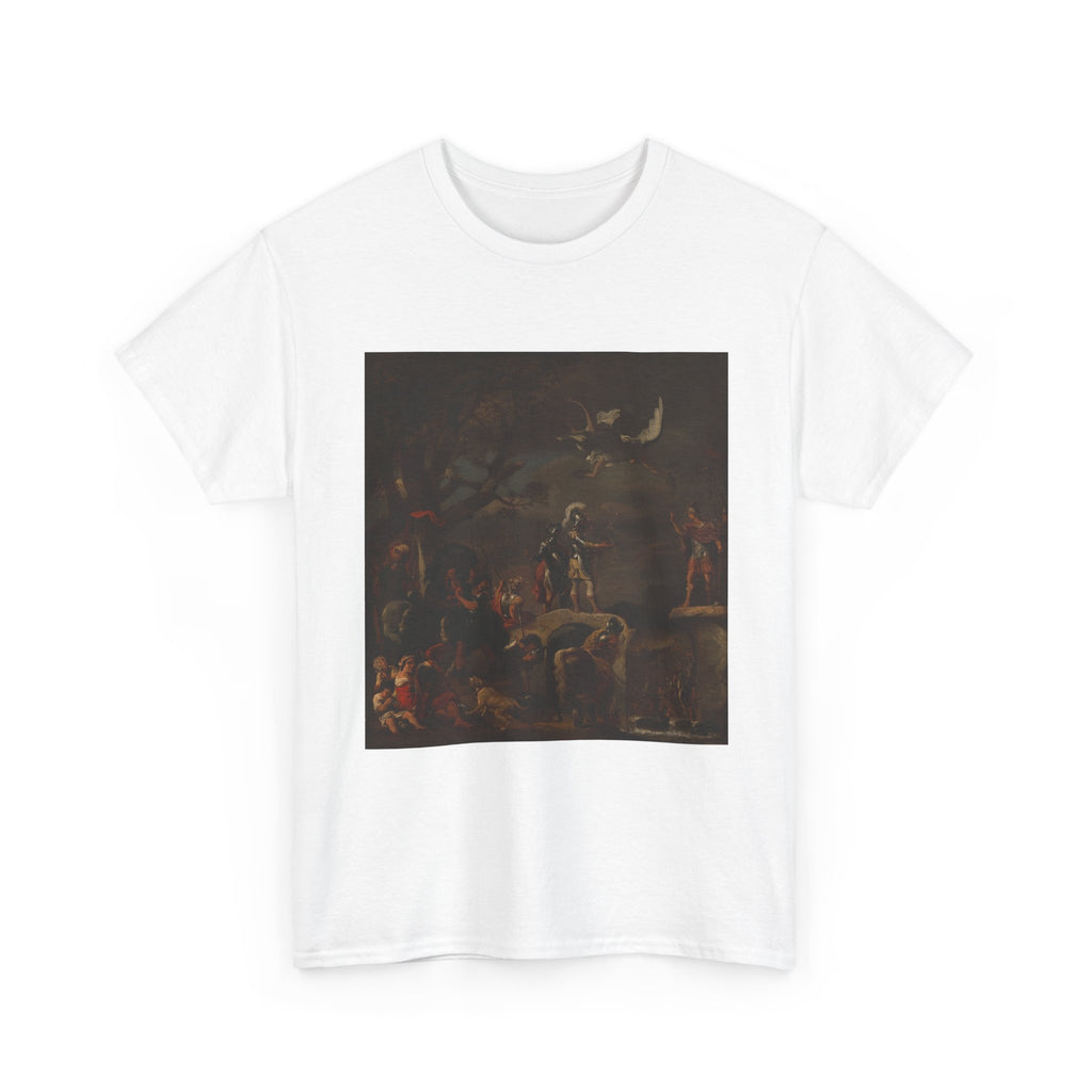Art Tee – The Peace Negotiations between Claudius Civilis and Quintus Petillius Cerealis on the Demolished Bridge.