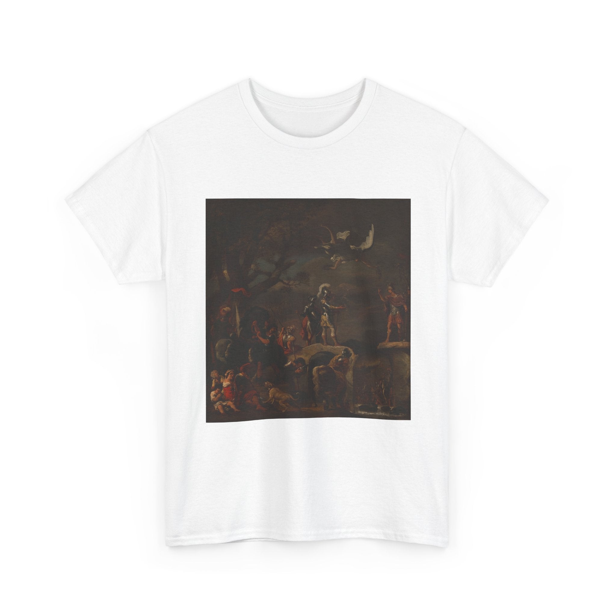 Art Tee – The Peace Negotiations between Claudius Civilis and Quintus Petillius Cerealis on the Demolished Bridge.