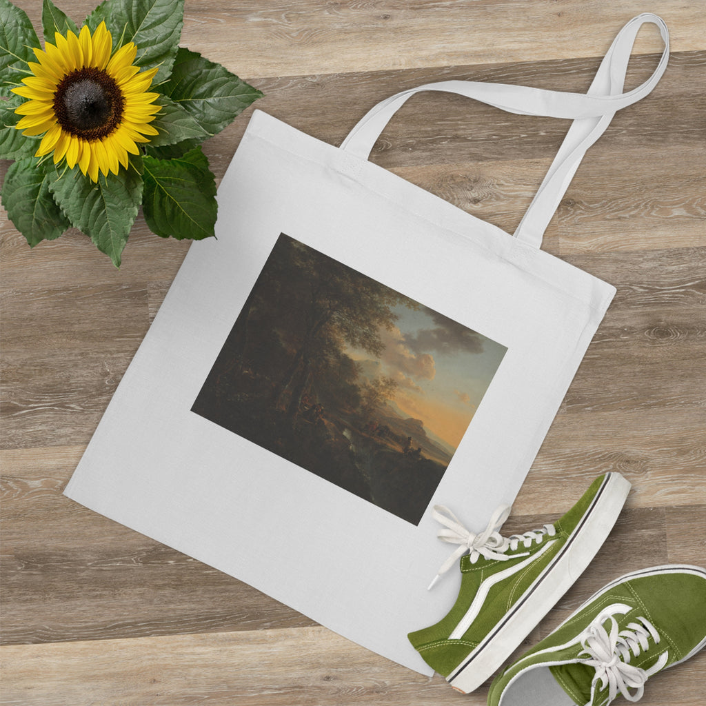 Art Tote Bag – Italian Landscape with a Draughtsman