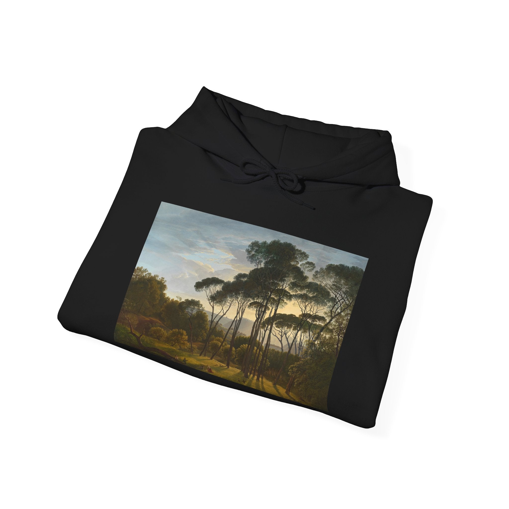 Art Hoodie – Italian Landscape with Umbrella Pines