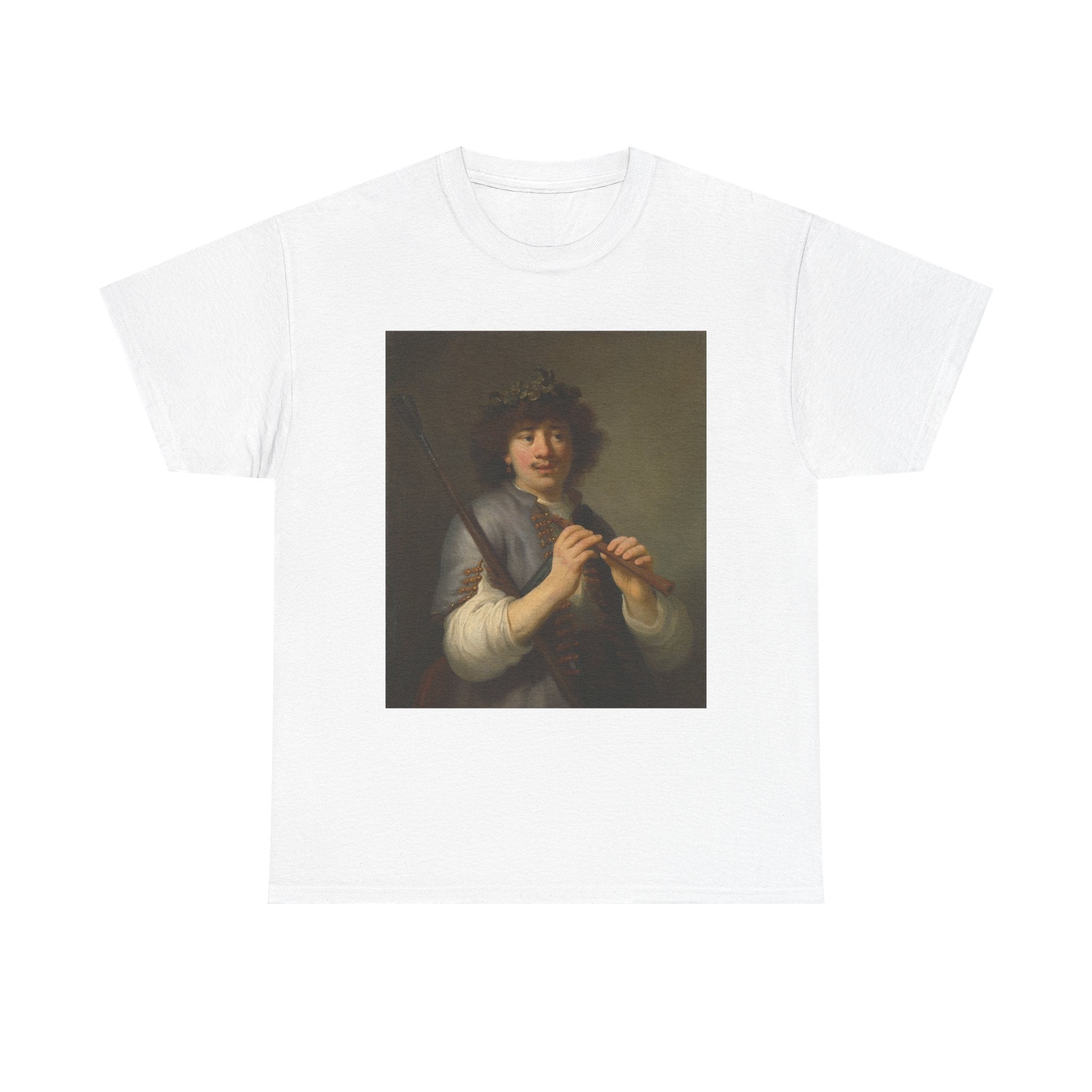 Art Tee – Rembrandt as a Shepherd with a Staff and Flute