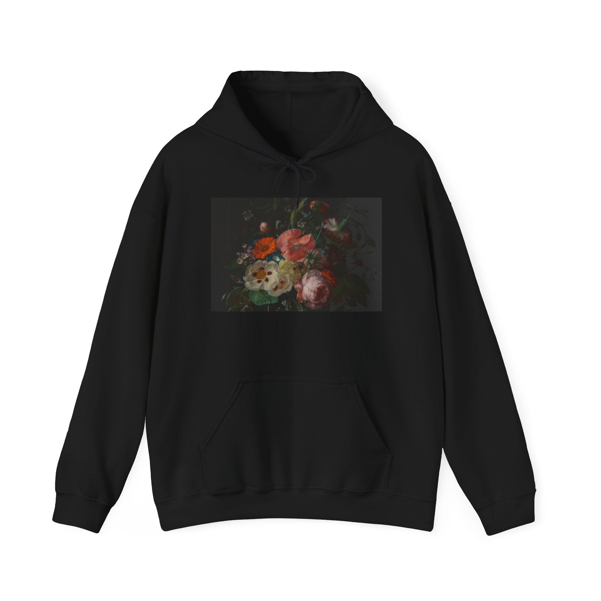 Art Hoodie – Still Life with Flowers on a Marble Tabletop