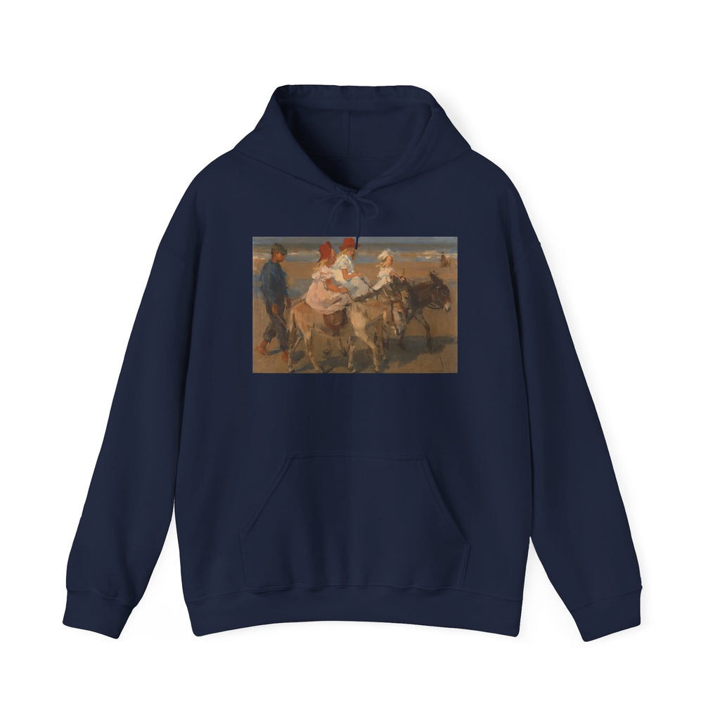 Art Hoodie – Donkey Rides on the Beach
