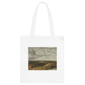 Art Tote Bag – Distant View with Cottages along a Road