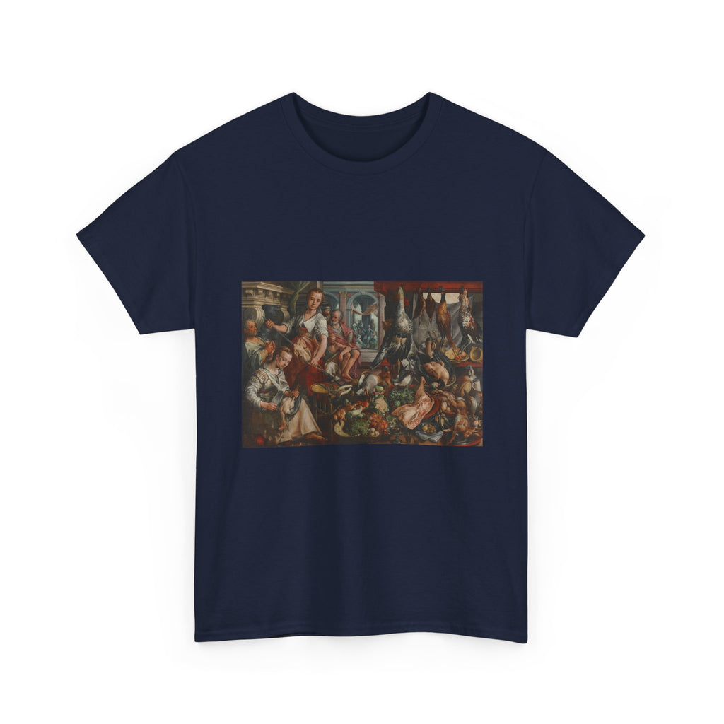 Art Tee – The Well-stocked Kitchen, with Jesus in het House of Martha and Mary in the Background