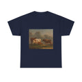 Art Tee – Four Young Bulls in a Meadow
