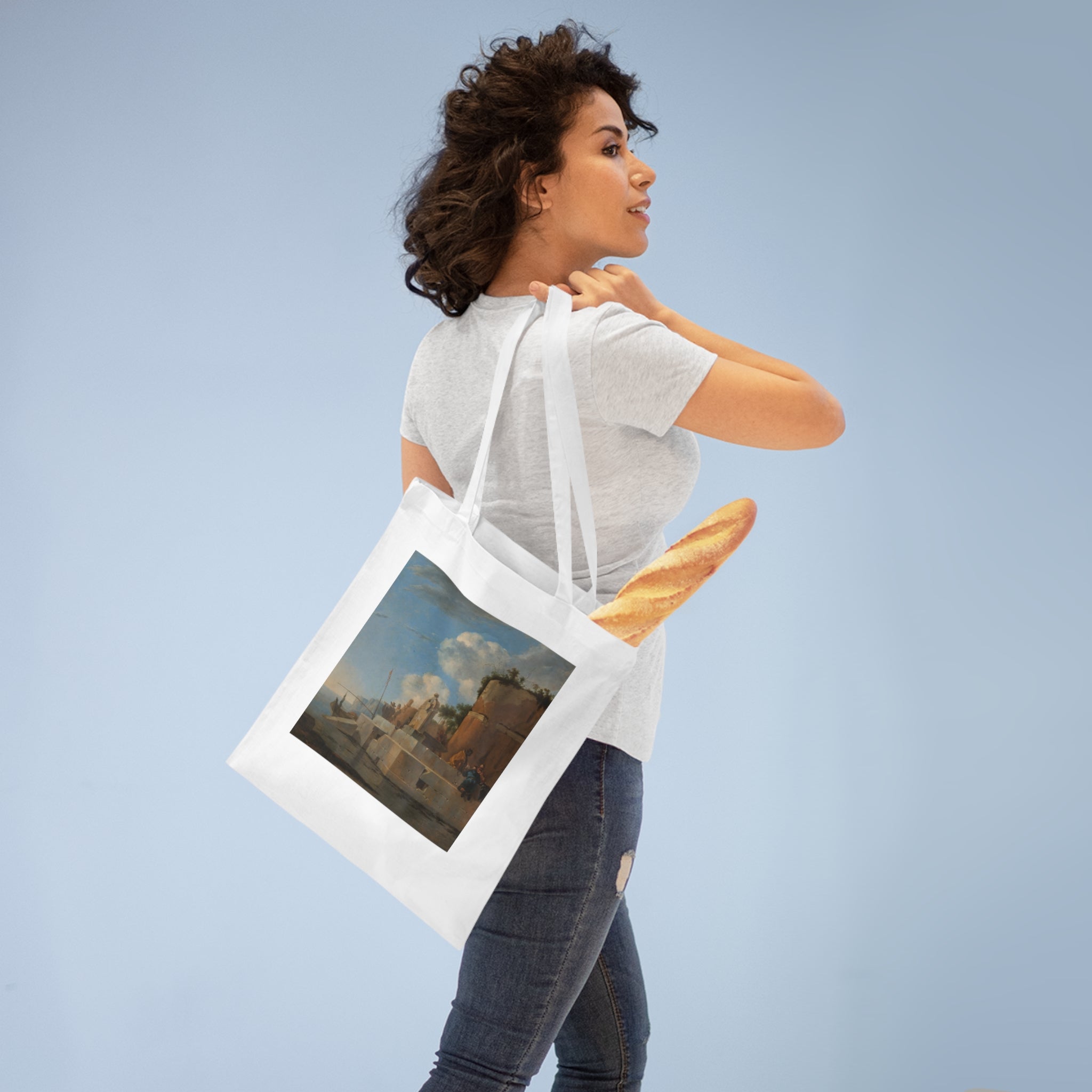 Art Tote Bag – A Coastal Ruin in Italy