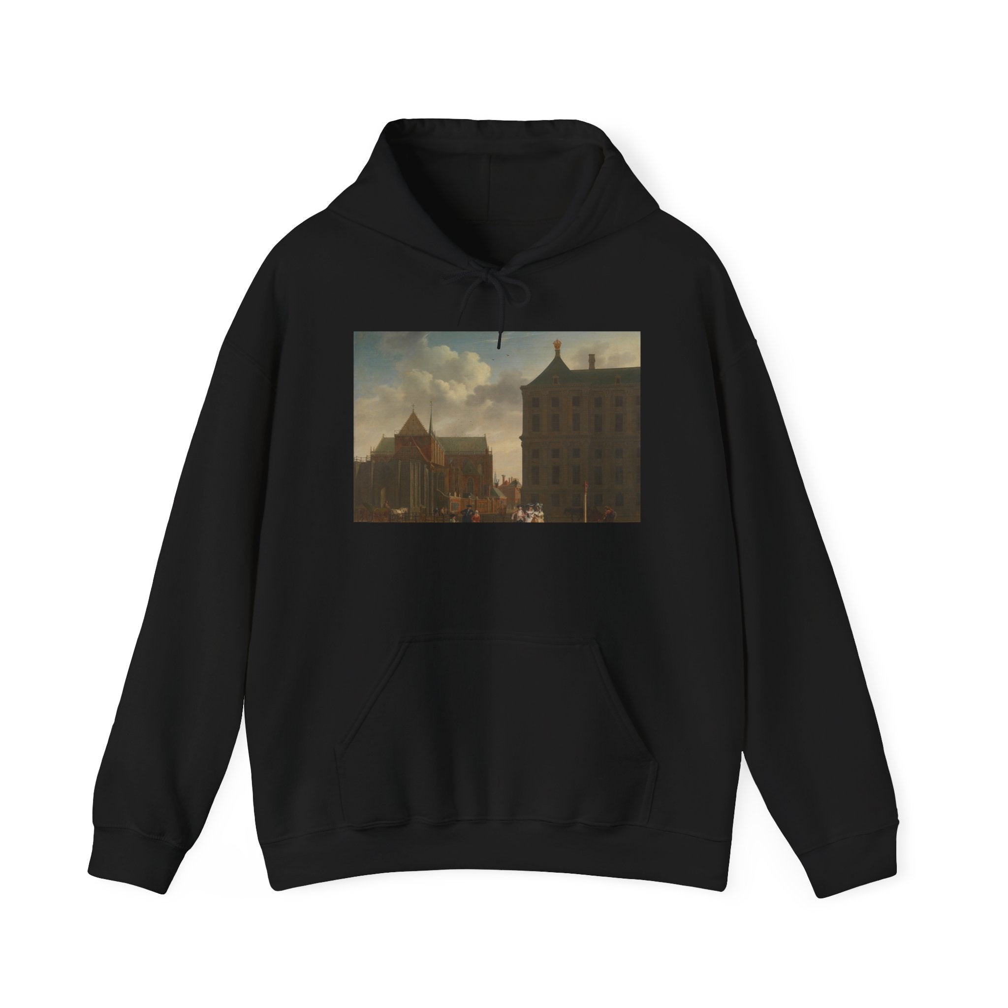 Art Hoodie – The Nieuwe Kerk and the Town Hall on the Dam in Amsterdam