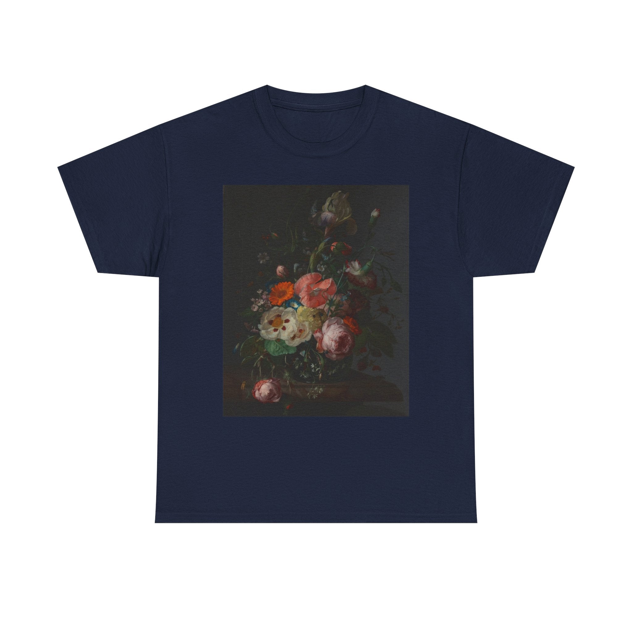 Art Tee – Still Life with Flowers on a Marble Tabletop