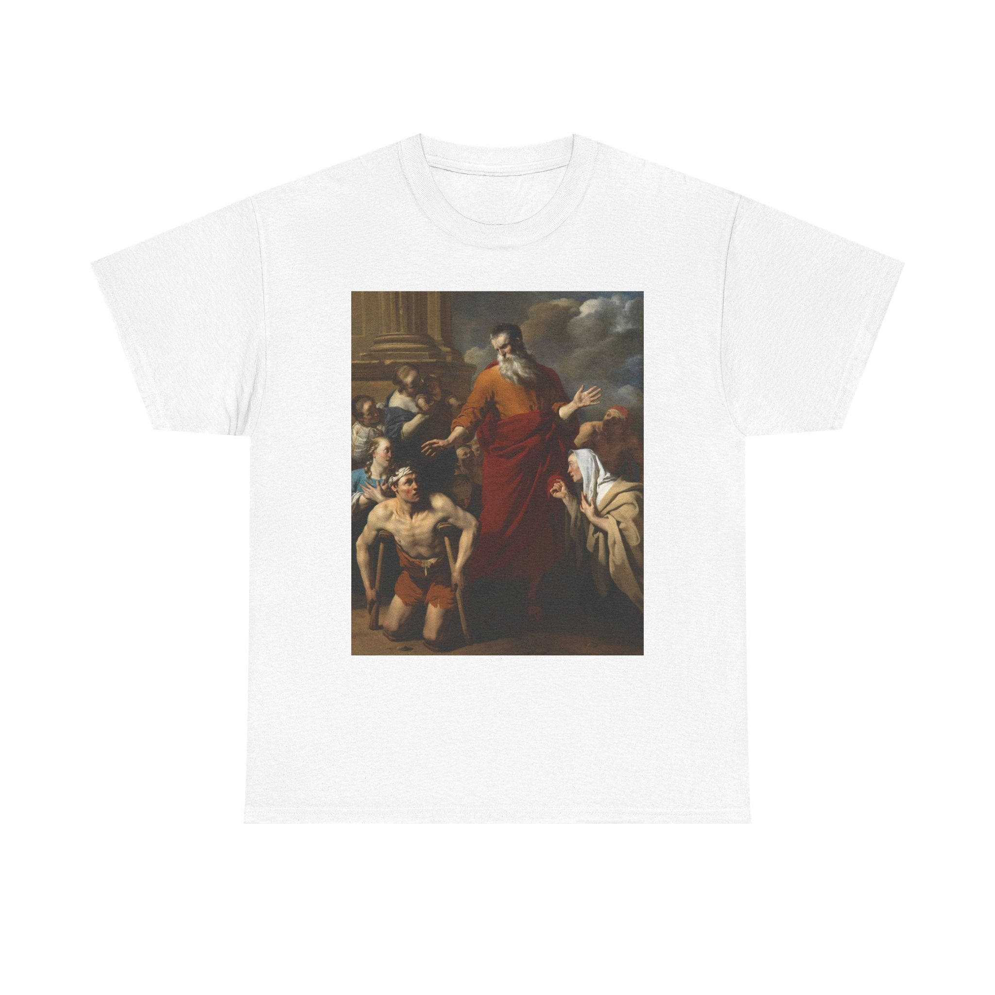 Art Tee – Paul healing a man who could not walk