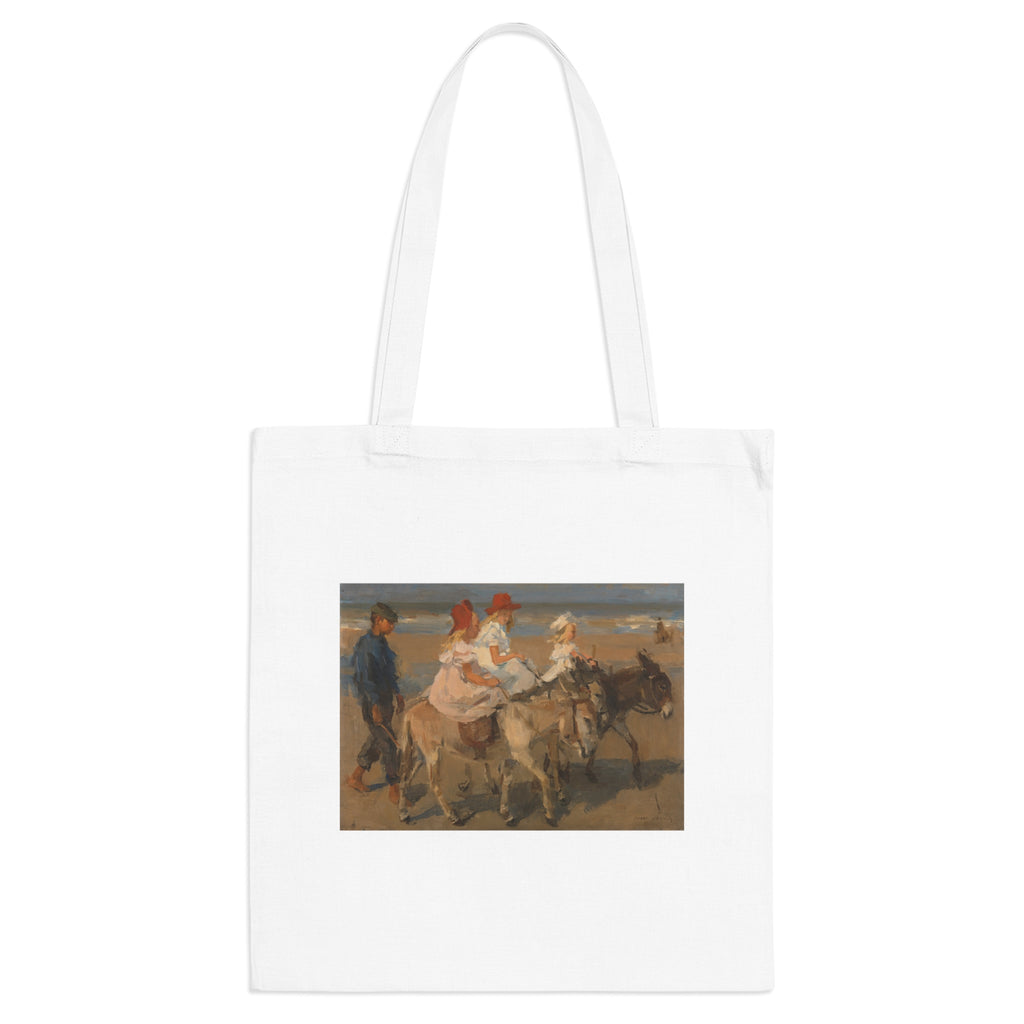 Art Tote Bag – Donkey Rides on the Beach