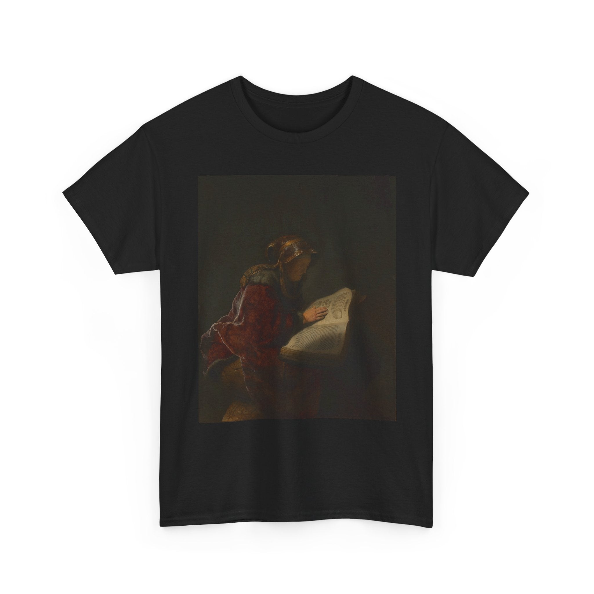 Art Tee – Old Woman Reading, Probably the Prophetess Anna