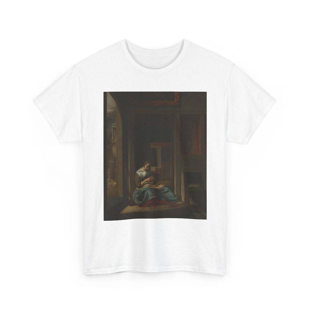 Art Tee – Woman Peeling an Apple