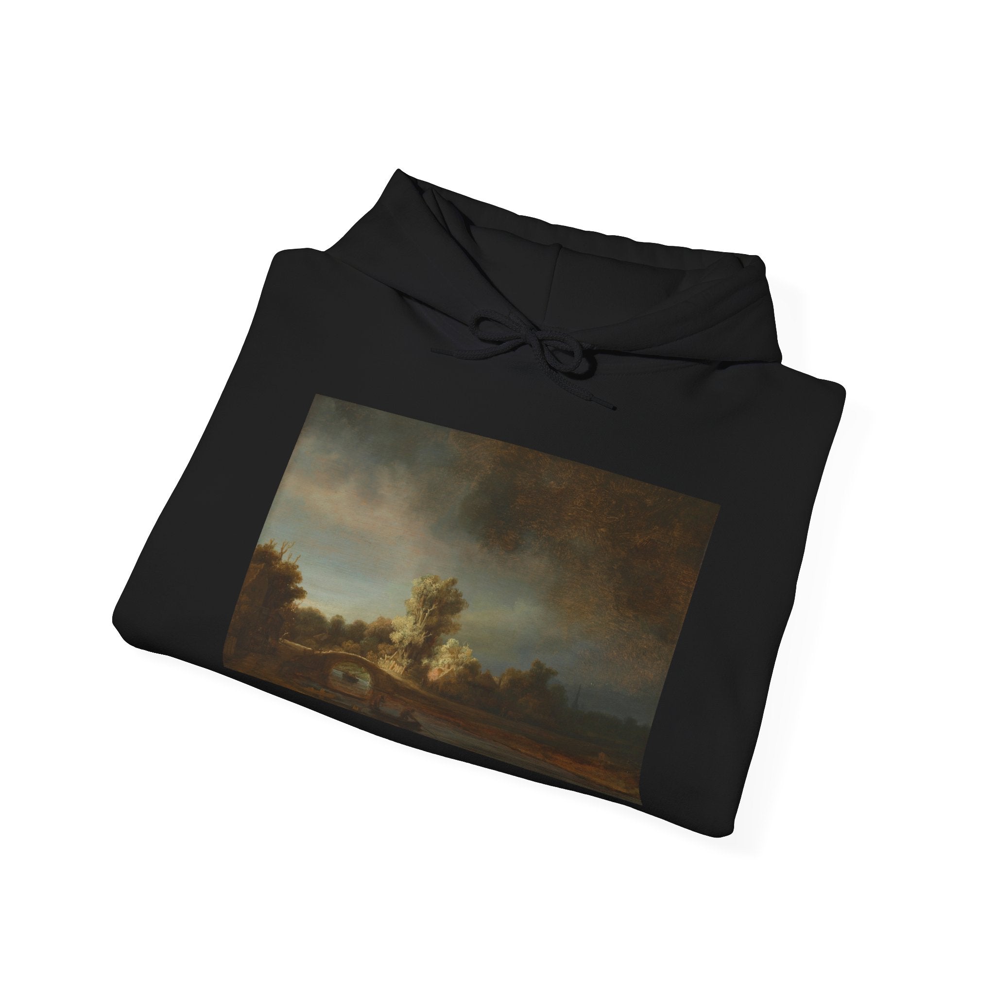 Art Hoodie – Landscape with a Stone Bridge