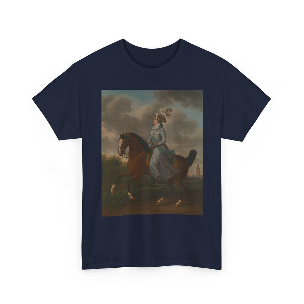 Art Tee – Frederika Sophia Wilhelmina of Pruissia (1751-1820), Equestrian portrait of the Wife of Prince Willem V