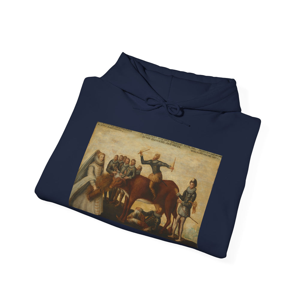 Art Hoodie – The Dairy Cow: The Dutch Provinces, Revolting against the Spanish King Philip II, Are Led by Prince William of Orange, The States General Entreat Queen Elizabeth I for Aid