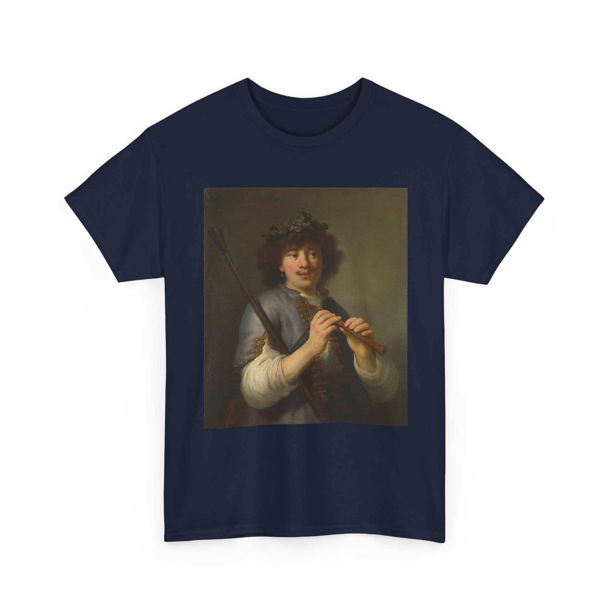 Art Tee – Rembrandt as a Shepherd with a Staff and Flute