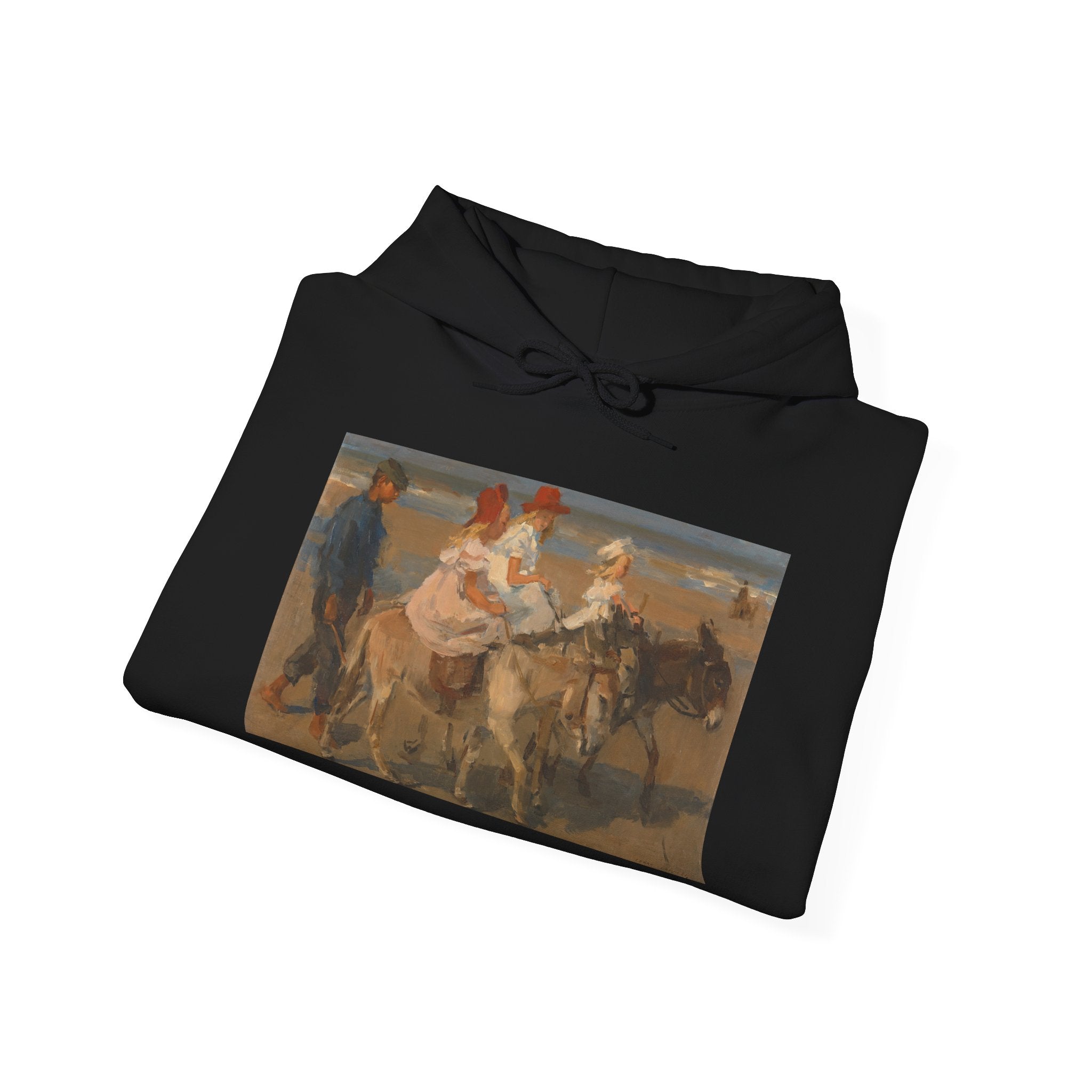 Art Hoodie – Donkey Rides on the Beach