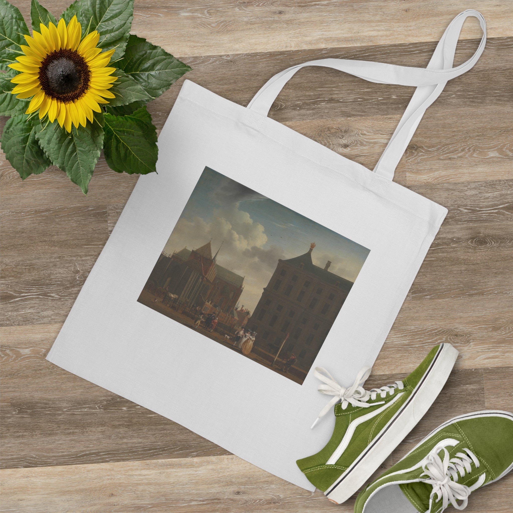 Art Tote Bag – The Nieuwe Kerk and the Town Hall on the Dam in Amsterdam