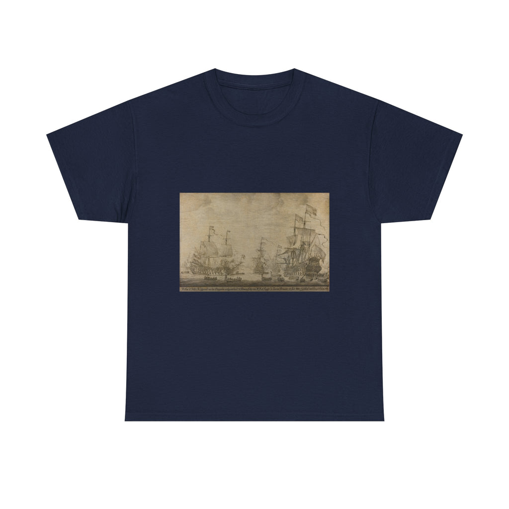 Art Tee – "Council of War aboard ""The Seven Provinces"", the Flagship of Michiel Adriaenszoon de Ruyter, 10 June 1666, preceding the Four Days' Battle: episode from the Second Anglo-Dutch War"