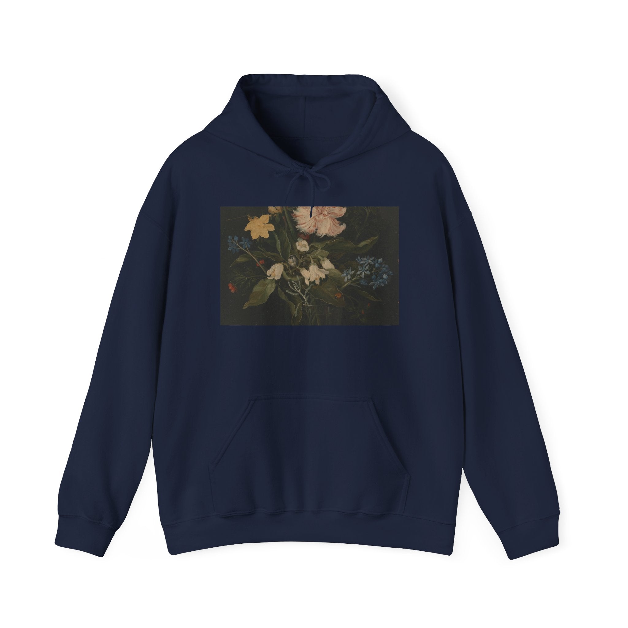 Art Hoodie – Still Life with Flowers in a Glass