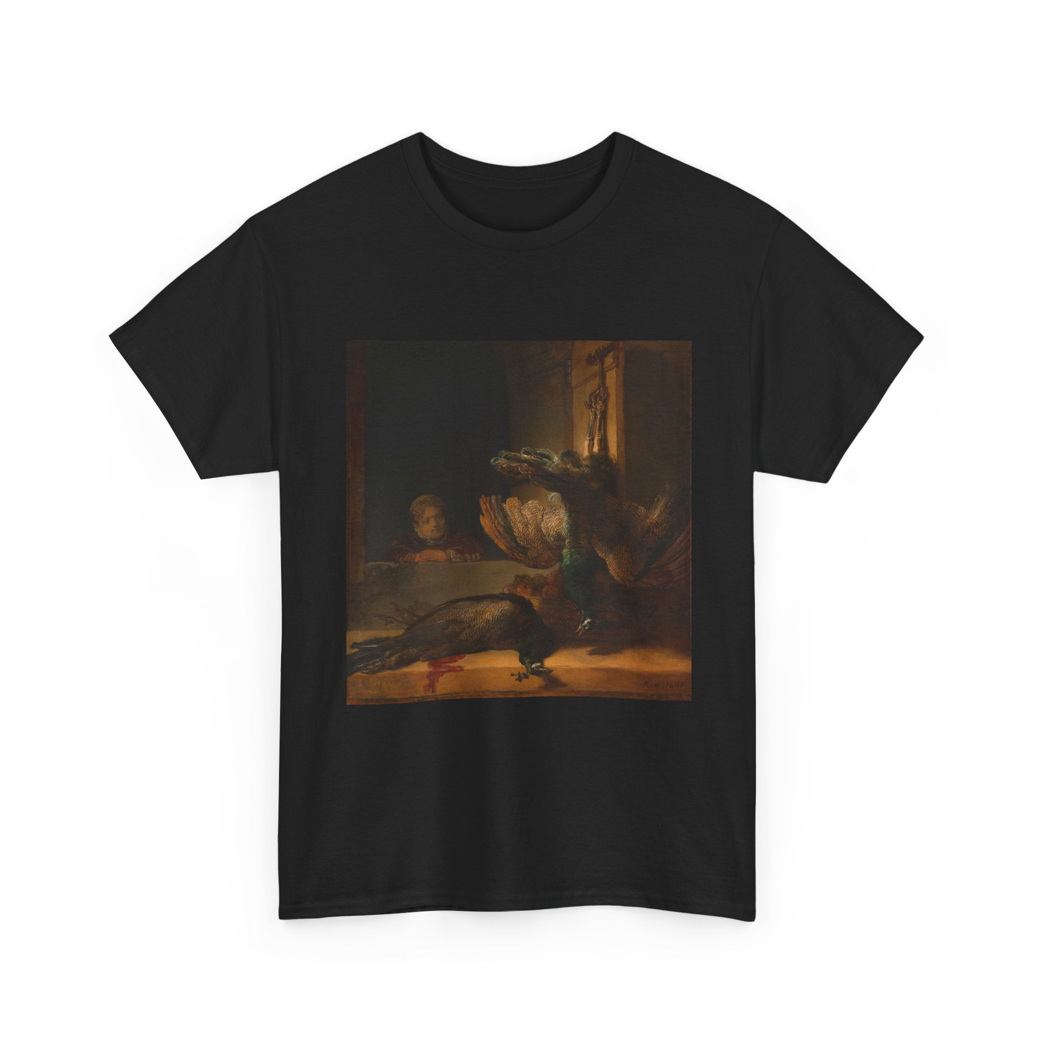 Art Tee – Still Life with Peacocks