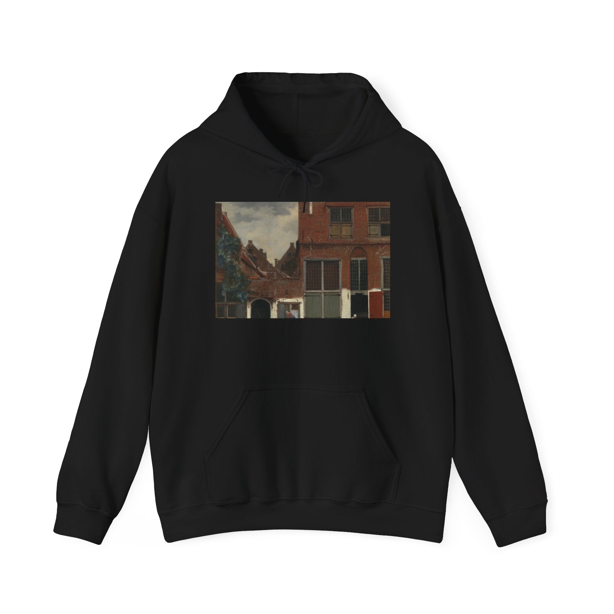 Art Hoodie – View of Houses in Delft, Known as ‘The Little Street’