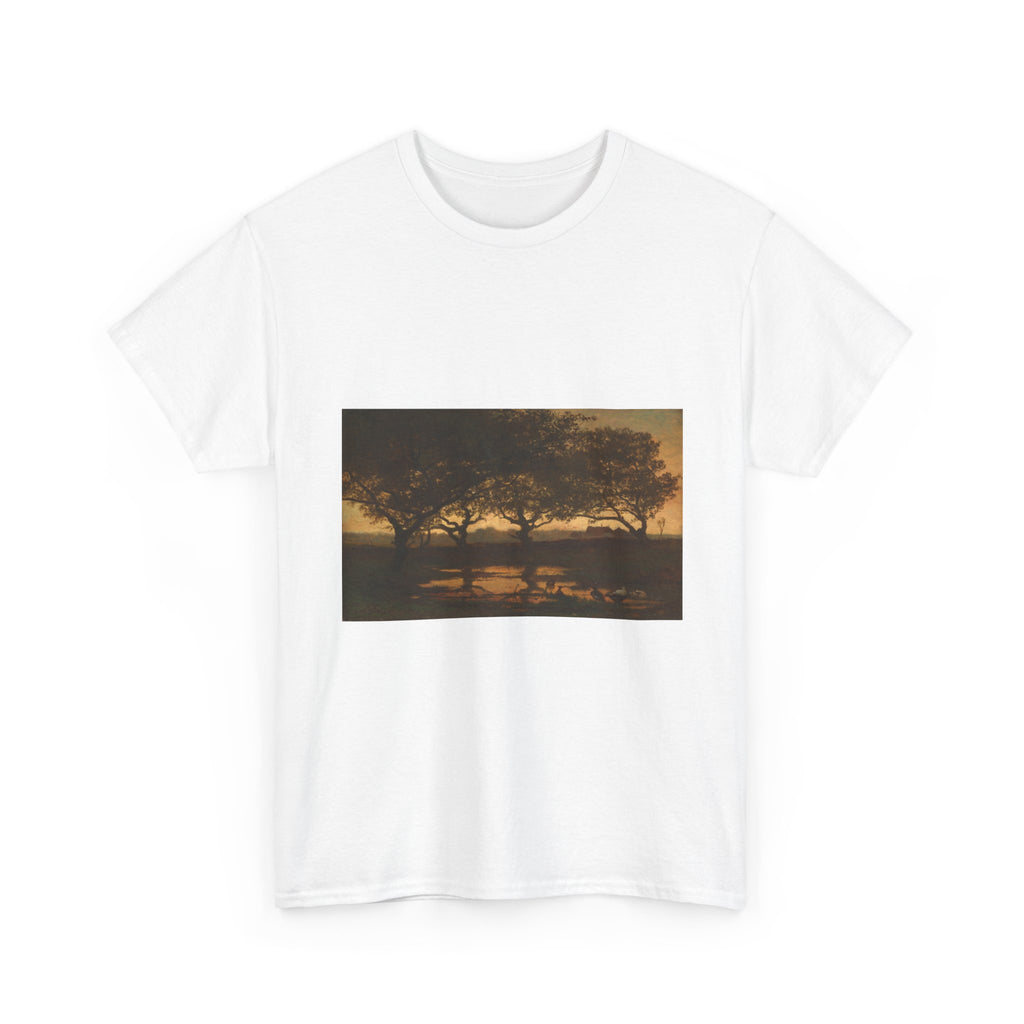 Art Tee – Woodland Pond at Sunset