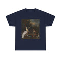 Art Tee – A Pelican and other Birds near a Pool, Known as ‘The Floating Feather’
